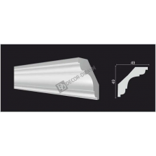 Карниз Decor Dizayn DD05 Полистирол 2000*49*49 мм